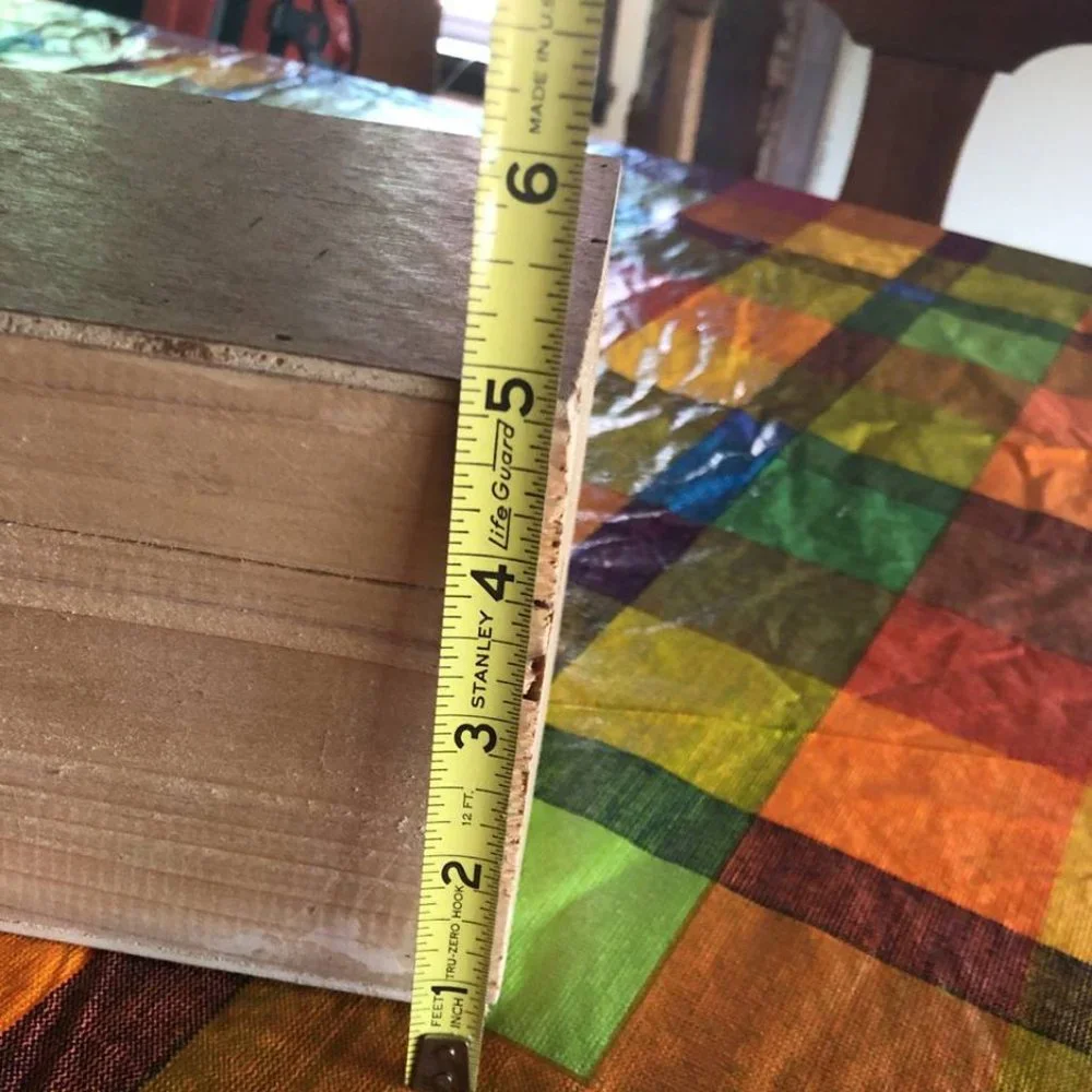 Single Bottle Wood Wine Box Carrier With Rope Handle - Picture 9 of 9